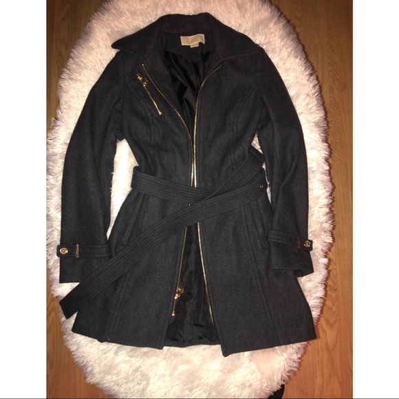 Michael Kors Jackets & Blazers - Michael Kors Dark Grey Coat Sm